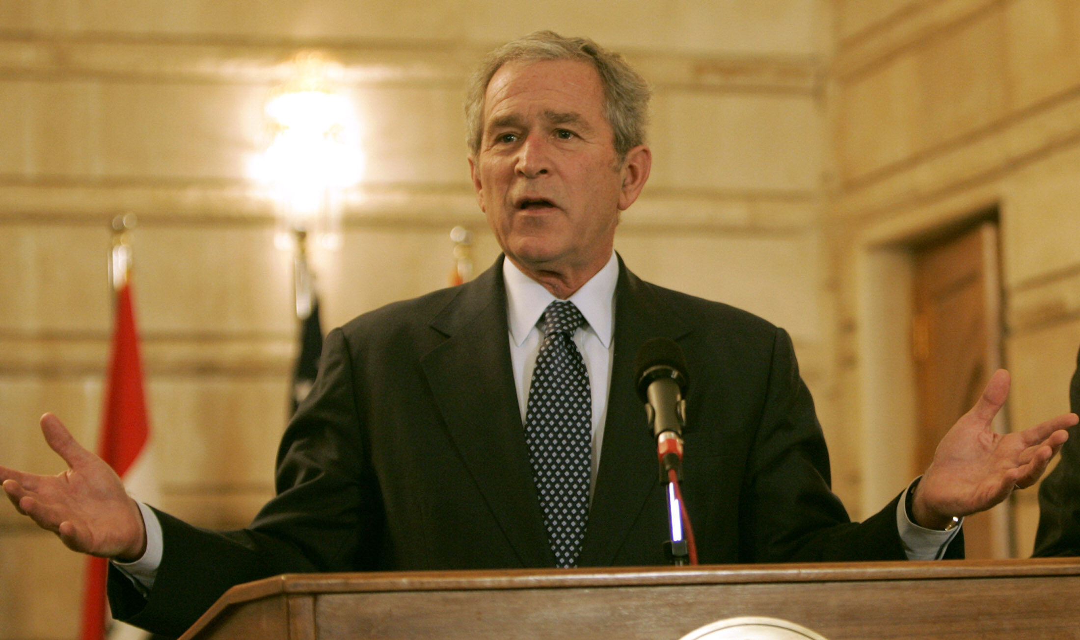 US President George W. Bush Visits Iraq