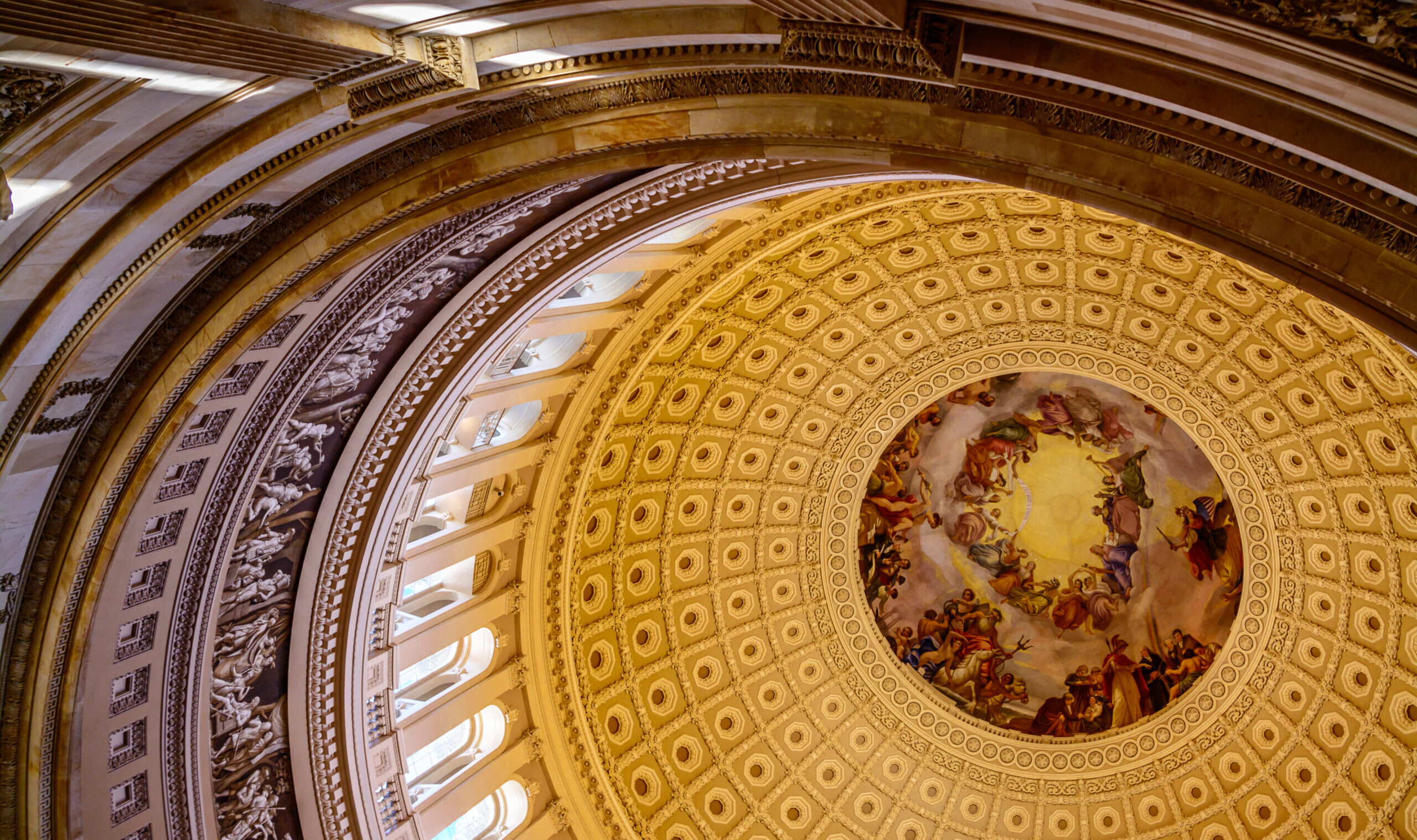 Upper,Interior,Of,U.s.,Capitol,Washington,,D.c.usa,29.09.2016,Us,Capitol