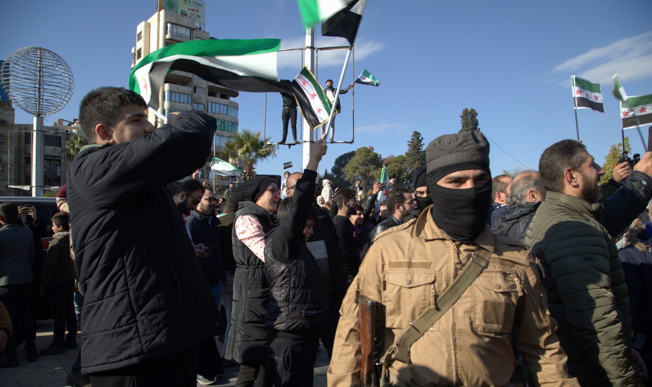 Syrian,Revolution,,Hayat,Tahrir,Al-sham,Fighters,Protect,Celebrations,Marking,The