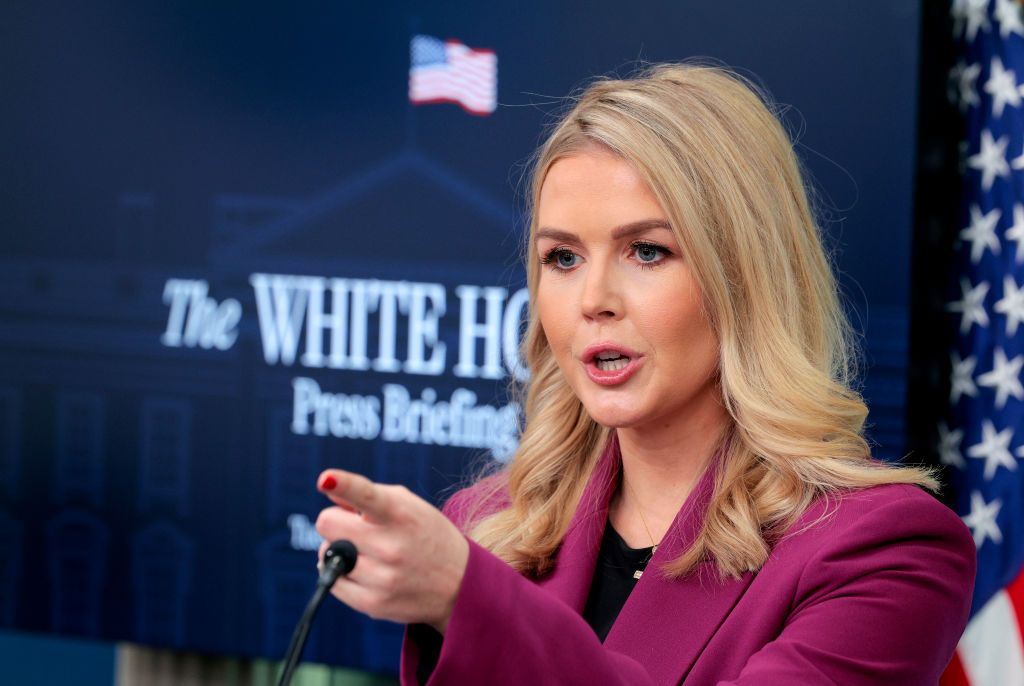 White House Press Secretary Karoline Leavitt Holds First Press Briefing Of Trump's 2nd Term