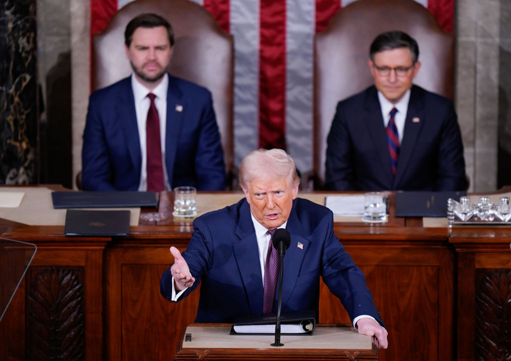 Trump addresses a joint session of Congress