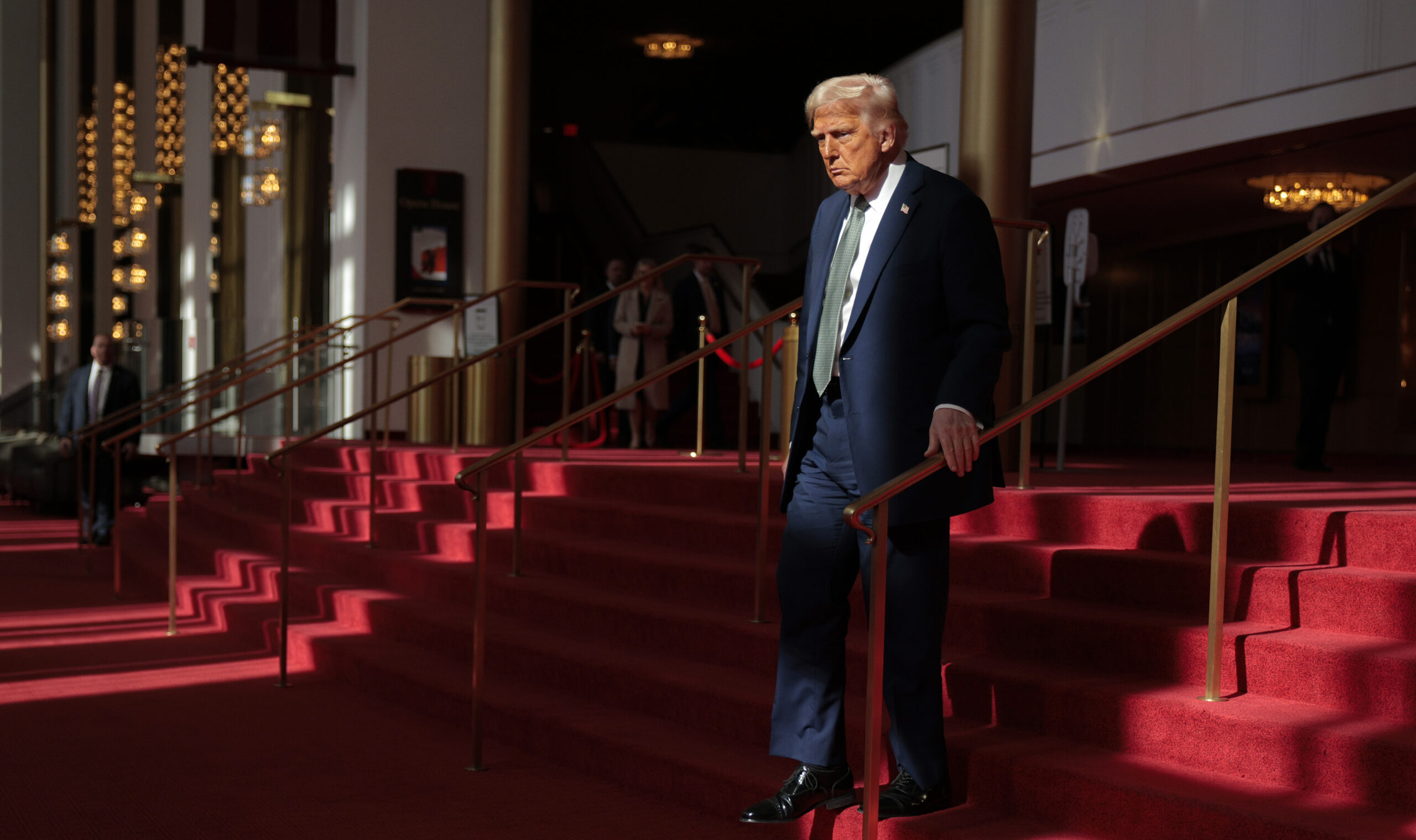 President Trump Participates In A Kennedy Center Board Meeting And Tour